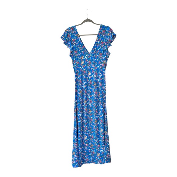 RAILS | $238 Kenz Midi Dress in Blue Citrus Grove, Size Small - Picture 9 of 15